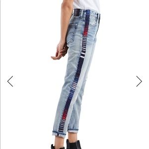 NWT Levi’s Made & Crafted Embroidered 501 Skinny, 25x28, MSRP $248